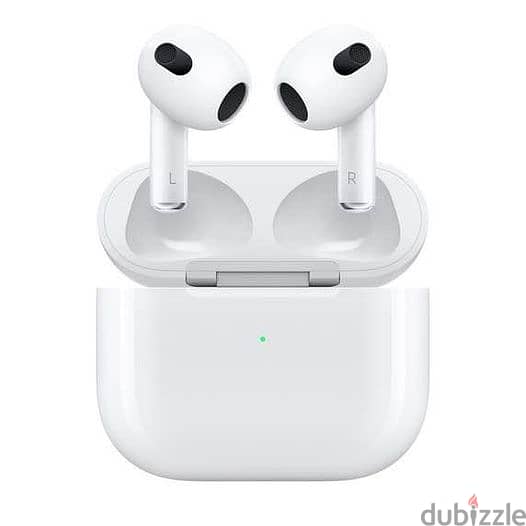 AirPods (3rd generation) with MagSafe White  بالعلبة مقفولة 0