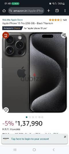 black I phone 15 Pro max 256 G 0