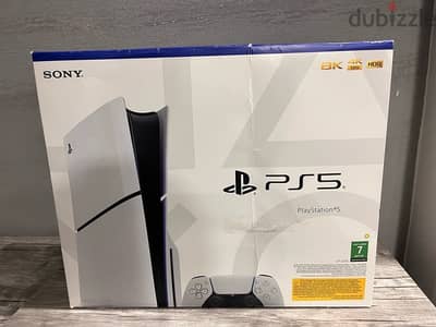 New playstation 5 slim ( Disk) 1 TBs dualsense controller