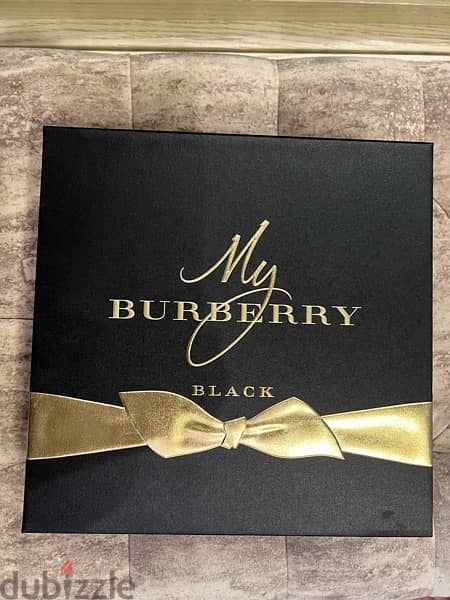 burberry black perfume gift box 1