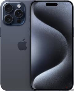 Apple iPhone 15 Pro Max (256 GB) - Blue Titanium (new)(sealed)(UAE) 0