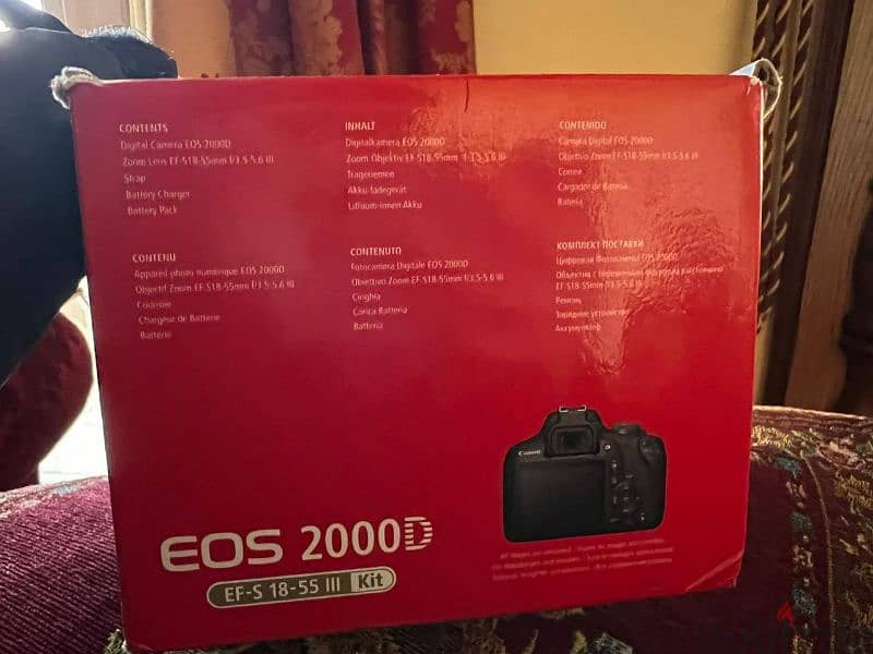 camera canoon Eos 2000 D 7