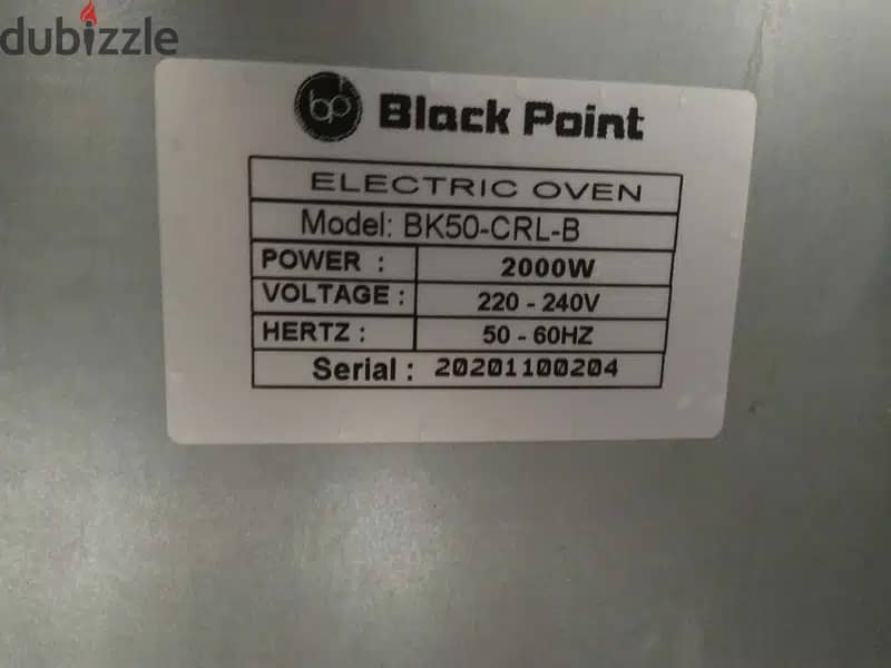 Black Point Electric Oven 2
