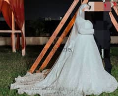 فستان زفاف  مقاس كبير