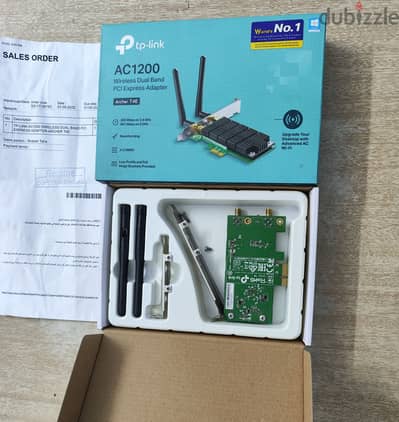 كارت واي فاي داخلي للكمبيوتر AC1200 Wireless Dual Band PCI Express