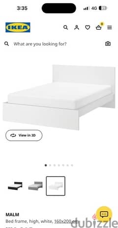 selling ikea bed + mattress taki 0