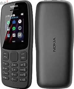 موبايل عملي وسماعة جبارة Nokia 106 Dual SIM + EARBUDS M20