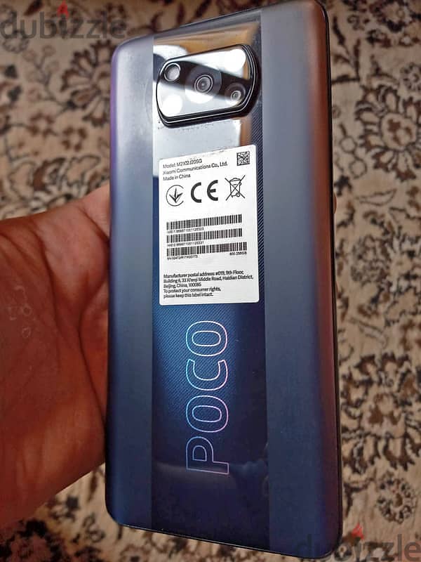 هاتف Poco X3 pro حاله ممتازه استعمال سنه 1
