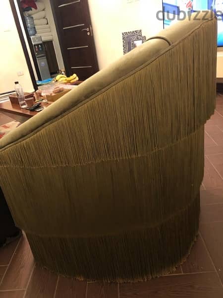Selling 2 Fringed Armchairs 1