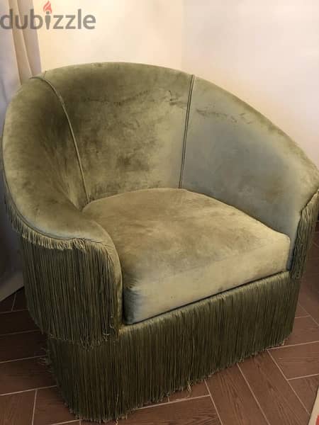 Selling 2 Fringed Armchairs 2