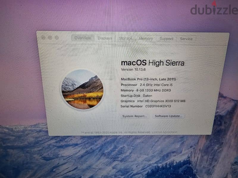 apple MacBook pro 6