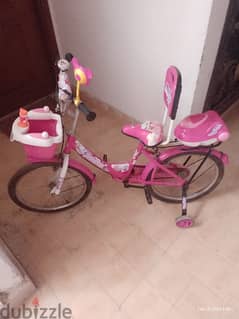 دراجة ماركة سعودي (بانوير)  لون بينك بناتي