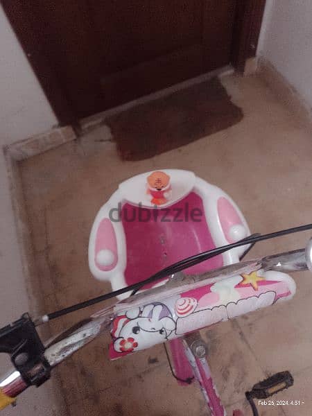 دراجة ماركة سعودي (بانوير)  لون بينك بناتي 2