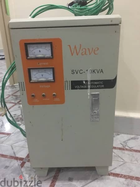 استبلايزر شبه جديد استخدام ٤ شهور فقط  ١٠ كيلو wave- SVC - 10KVA 0