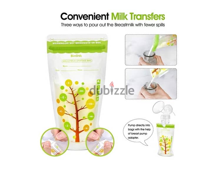 95-Piece Safe and Convenient Breast Milk Storage Fresh Bags 9