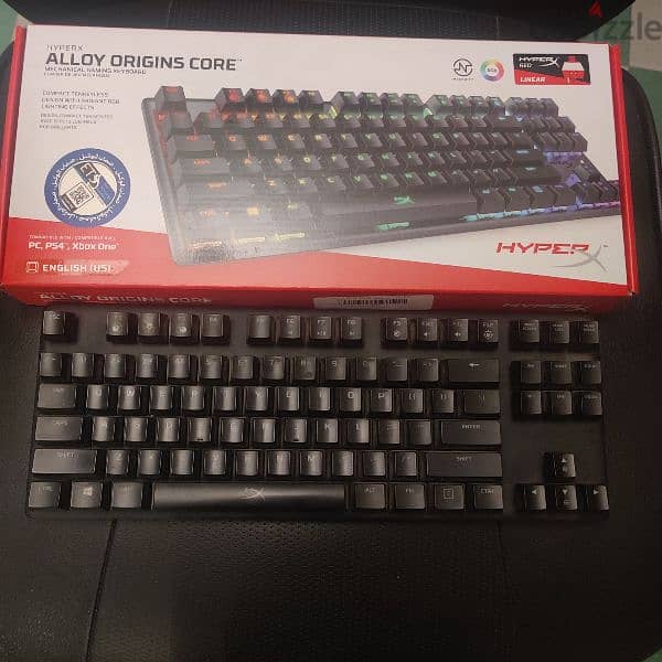 HyperX Alloy Origins Core – Gaming Mechanical Keyboard, TKL 7