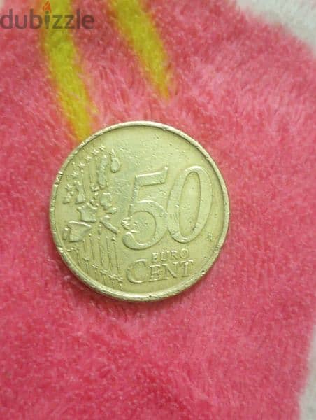 50 سنت يورو اصدار عام 1999 1