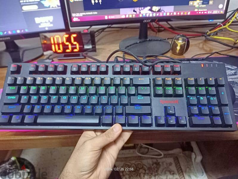 For sale keyboard reddragon K592RGP - pro
Optical Blue switch 2