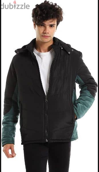 Andora men  jacket doubleface size 2xl black&green 3