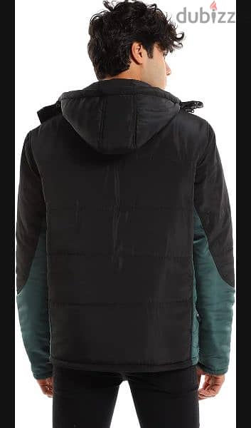 Andora men  jacket doubleface size 2xl black&green 4