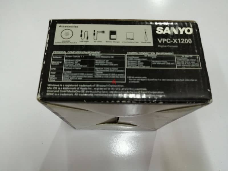 للبيع او التبديل كاميرا Sanyo Xacti VPC-X1200 2