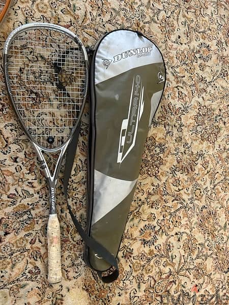 Dunlop squash racket professional with case 1