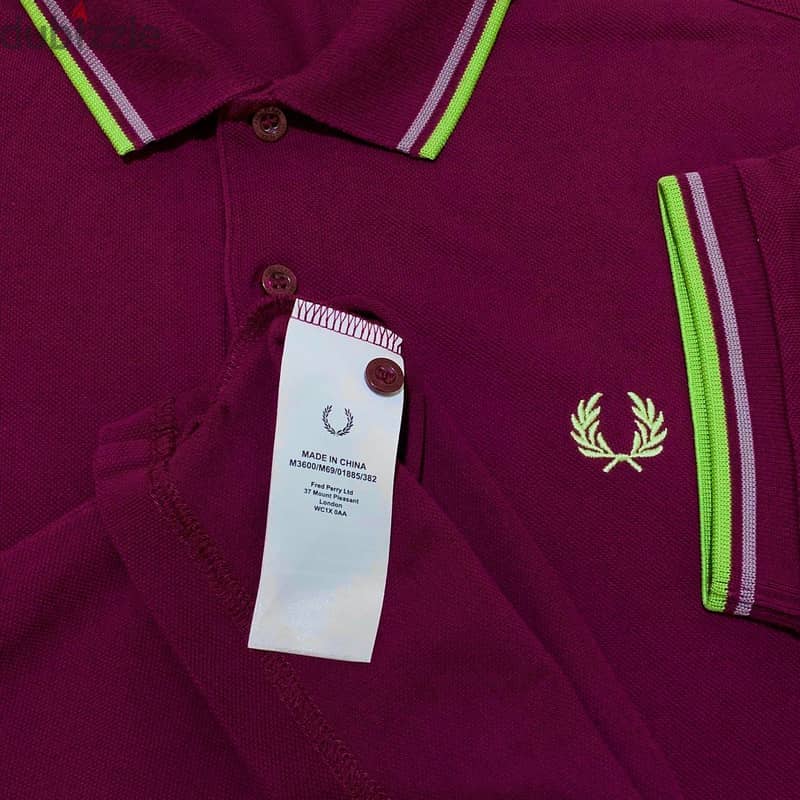 FRED PERRY SHIRT _Oxblood 2