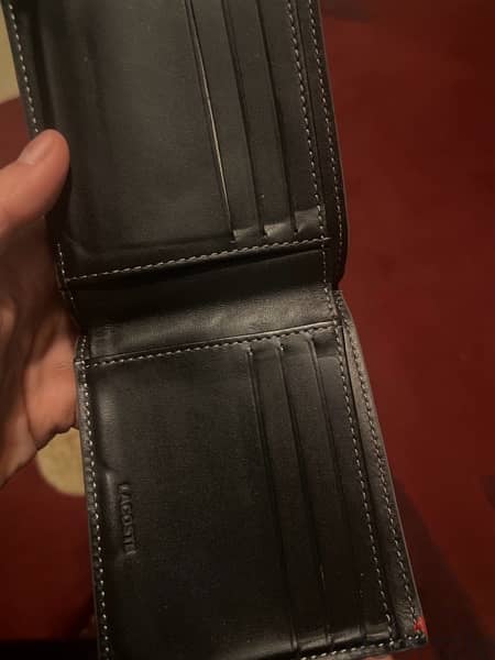 Lacoste leather wallet 1