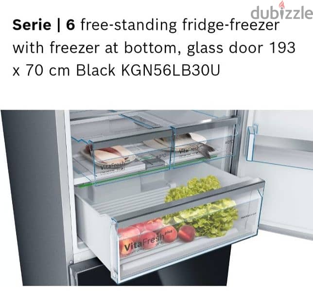 Bosch 505 liter, free standing bottom freezer fridge for sale 11