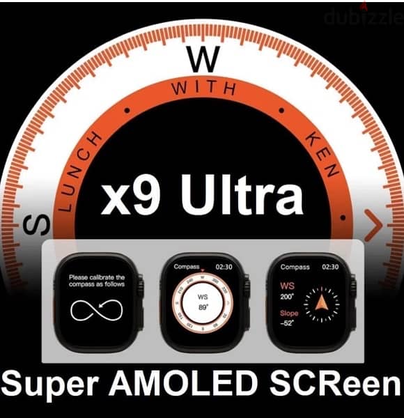 smart watch x9 ultra superamoled screen space Aluminium case 49 mm 4