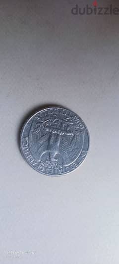ربع دولار امريكي ليبرتي1986