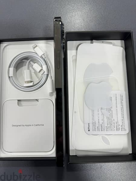 iPhone 12 Pro Max, 256G dual SIM, black, 82% battery - ايفو 4