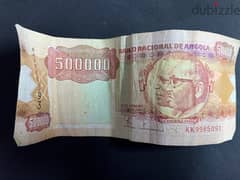 500000 الف Angolan kwanza سنة 1991 0