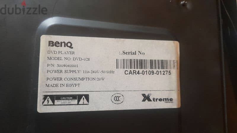 BenQ DVD Player - دي ڤي دي النوع بين كيو 2