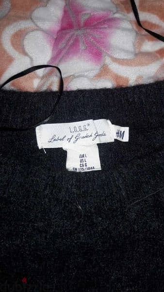H&M L. O. O. G Sweater Original NEW Size : XL UAE-IMPORTED 2