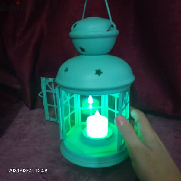 فانوس بلمبة بطارية ،Ramadan lamp 2