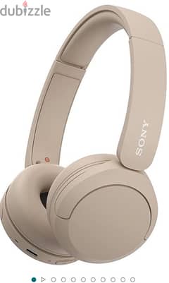 Sony headphones , beige color