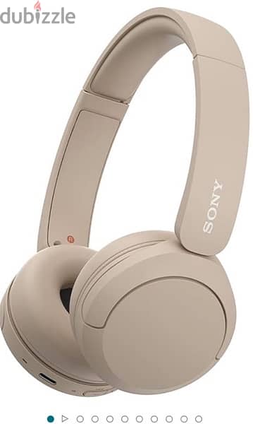 Sony headphones , beige color 0