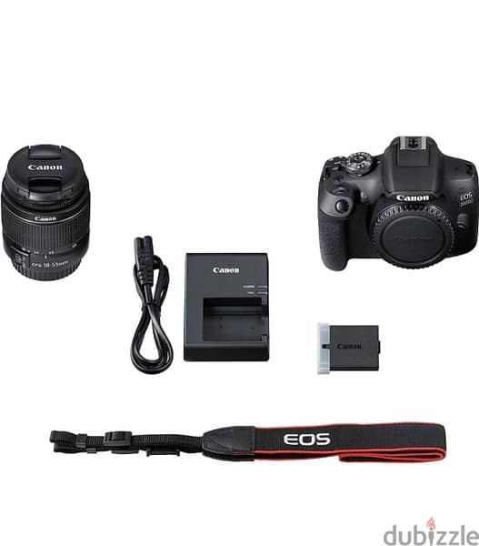Canon EOS 2000D DSLR camera with EFS with 18-55mm III lens kit 4
