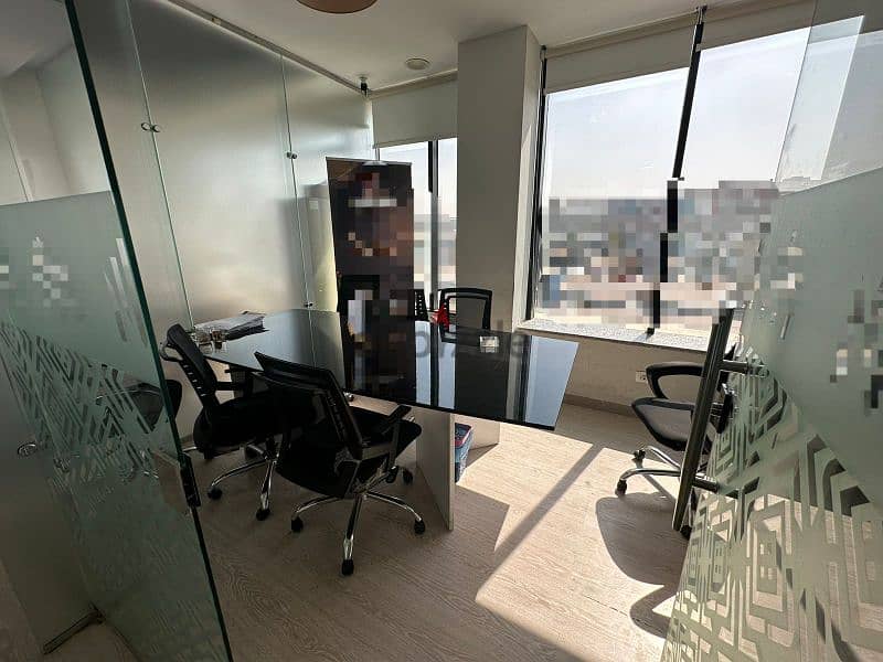 مكتب اداري للايجار 220م لشركة ع شارع التسعين التجمعOffice For Rent220M 7