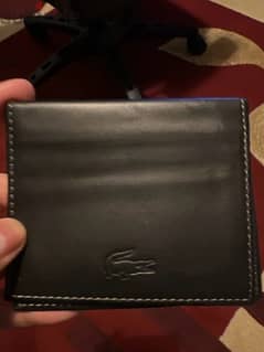 lacoste leather card holder