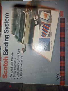 ماكينه تجليد مستندات Scotch Binding systeM #تم نزول السعر لسرعه البيع#