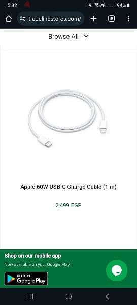 Original iPhone USB-C Cable (1m) 1