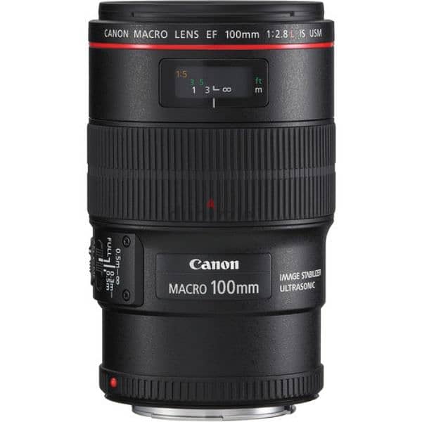 عدسة ماكرو Canon EF 100mm f/2.8L Macro IS USM Lens 0