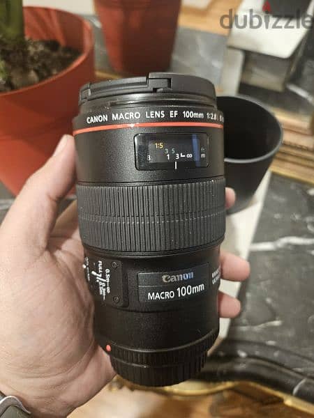 عدسة ماكرو Canon EF 100mm f/2.8L Macro IS USM Lens 1