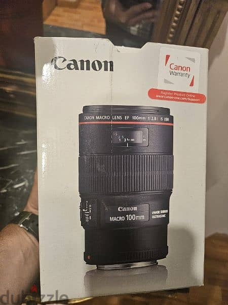 عدسة ماكرو Canon EF 100mm f/2.8L Macro IS USM Lens 2