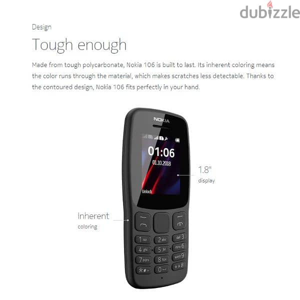 Nokia 106 Dual SIM 6
