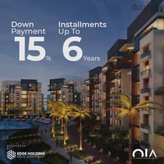 شقة للبيع 193م في كمبوند OIA العاصمة الادارية بمقدم 15% فقط 0