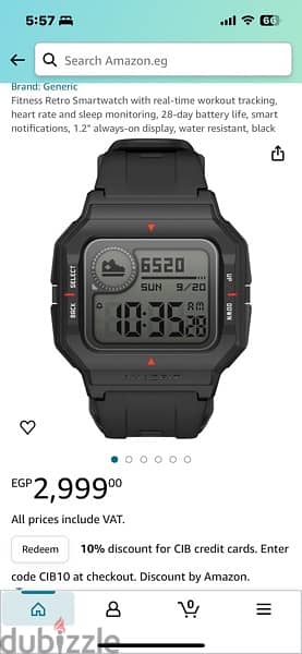 Smart Watch Amazfit neo fitness retro smartwatch 1