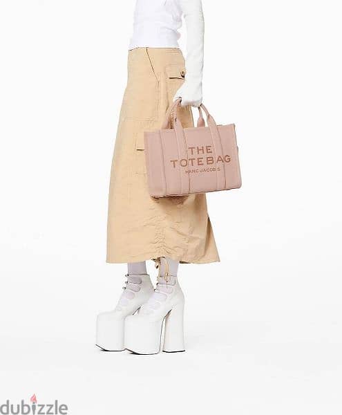 Marc Jacobs The Tote Traveler Leather Rose 1